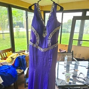 Purple gown